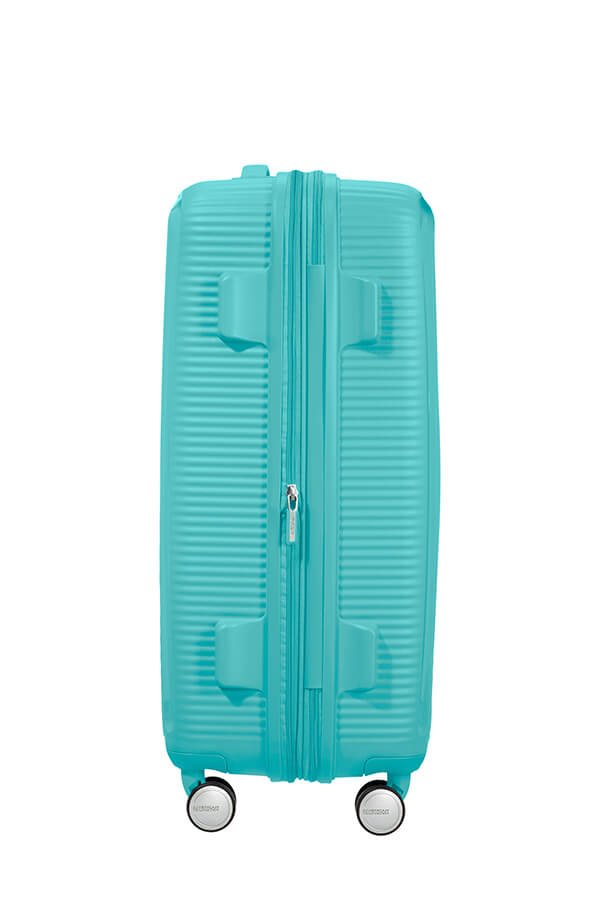 American Tourister Soundbox 67cm Medium Spinner - Expandable | Poolside Blue - KaryKase