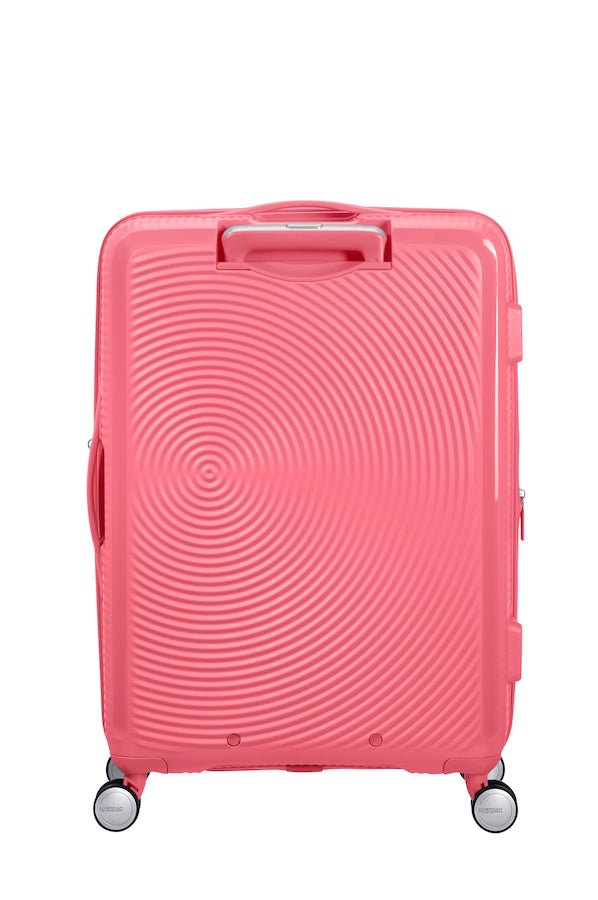 American Tourister Soundbox 67cm Medium Spinner - Expandable | Sun Kissed Coral - KaryKase