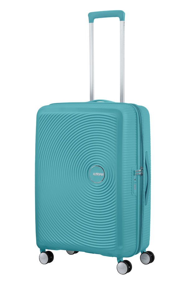 American Tourister Soundbox 67cm Medium Spinner - Expandable | Turquoise Tonic - KaryKase