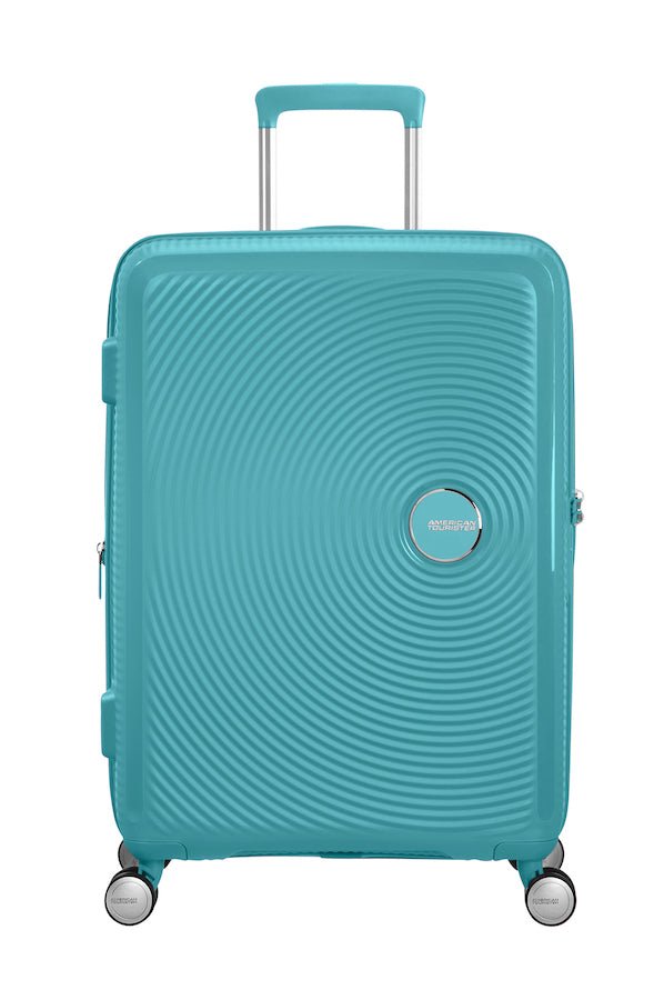 American Tourister Soundbox 67cm Medium Spinner - Expandable | Turquoise Tonic - KaryKase