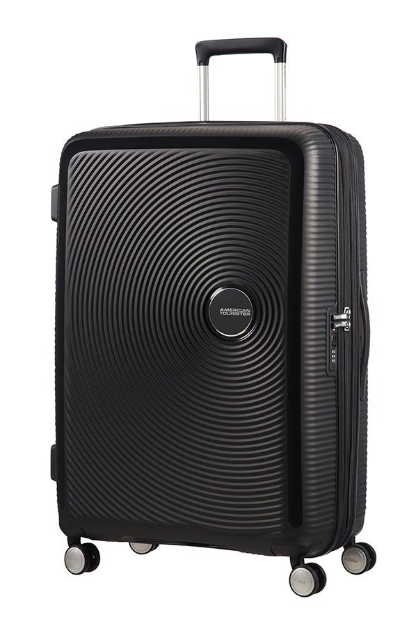 American Tourister Soundbox 77cm Large Spinner - Expandable | Bass Black - KaryKase