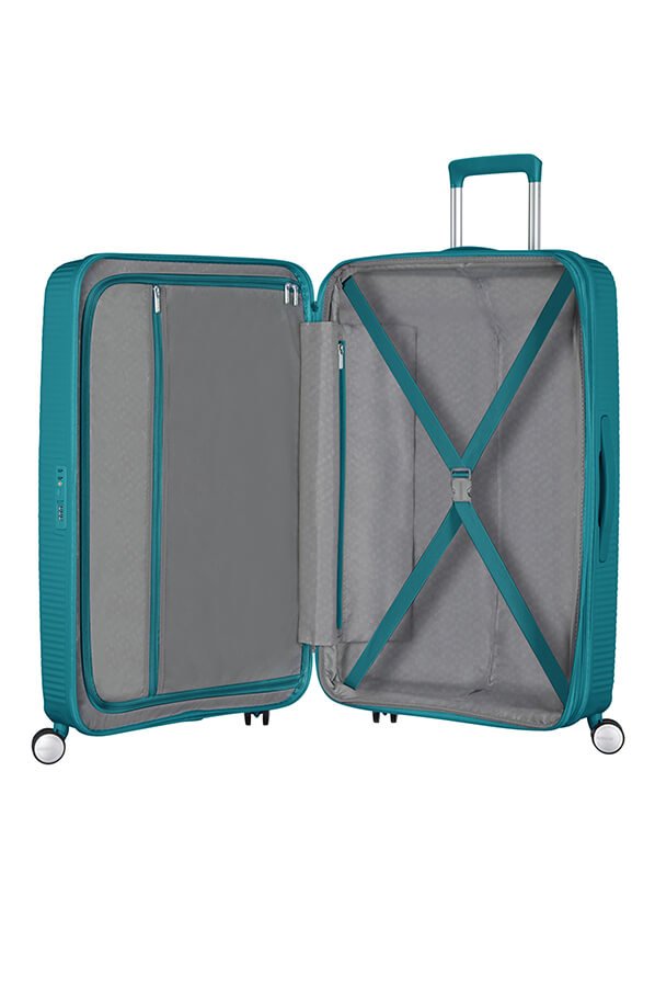 American Tourister Soundbox 77cm Large Spinner - Expandable | Jade Green - KaryKase