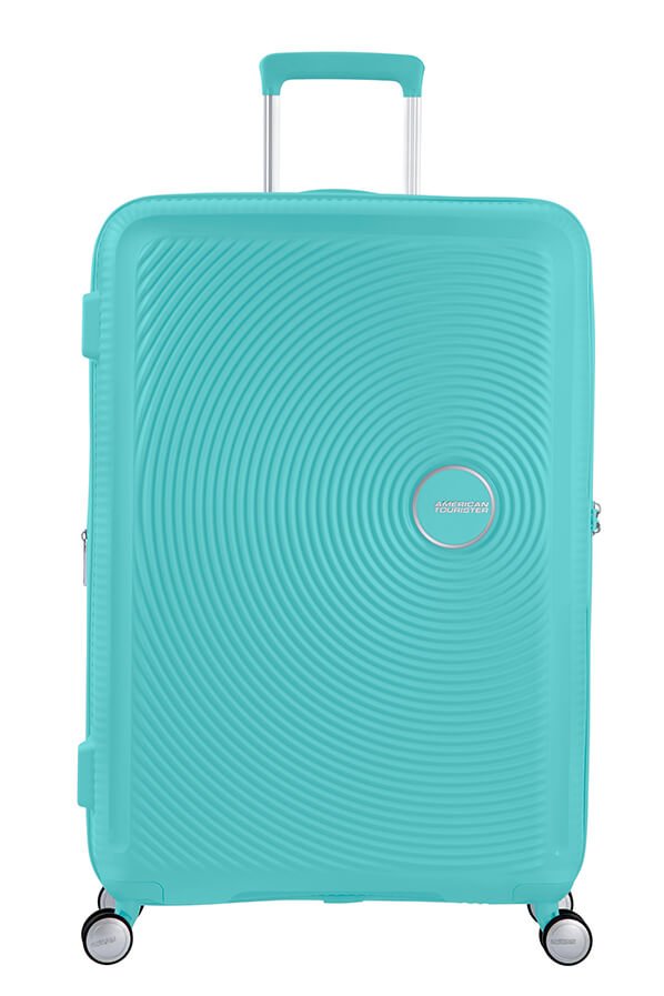 American Tourister Soundbox 77cm Large Spinner - Expandable | PoolSide Blue - KaryKase