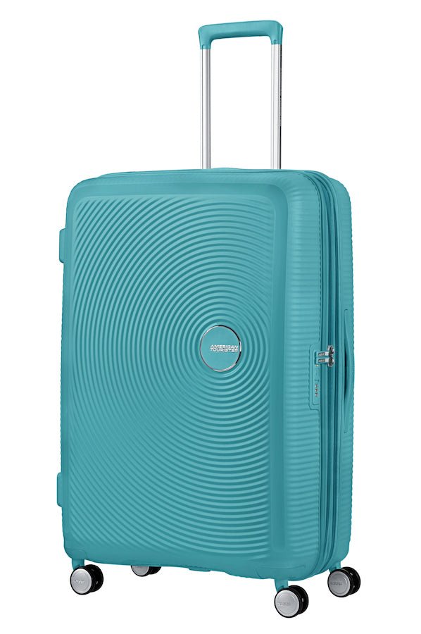 American Tourister Soundbox 77cm Large Spinner - Expandable | Turquoise Tonic - KaryKase