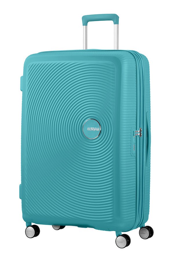 American Tourister Soundbox 77cm Large Spinner - Expandable | Turquoise Tonic - KaryKase