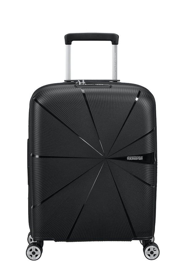 American Tourister Starvibe Expandable 55cm Cabin Spinner | Black - KaryKase