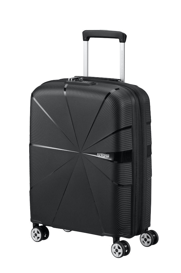 American Tourister Starvibe Expandable 55cm Cabin Spinner | Black - KaryKase