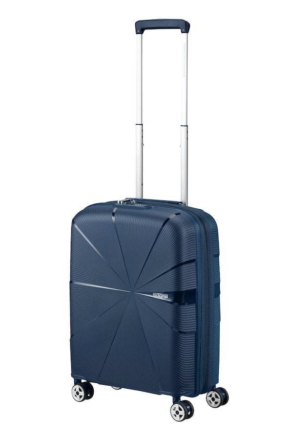 American Tourister Starvibe Expandable 55cm Cabin Spinner | Navy - KaryKase