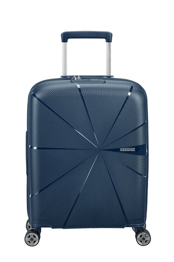 American Tourister Starvibe Expandable 55cm Cabin Spinner | Navy - KaryKase