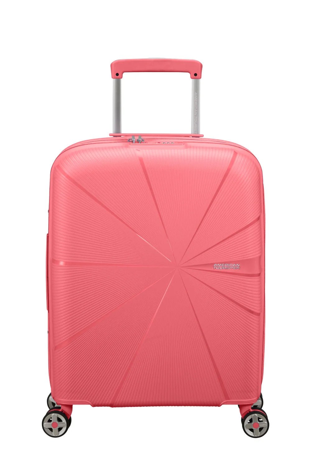 American Tourister Starvibe Expandable 55cm Cabin Spinner | Sun Kissed Coral - KaryKase