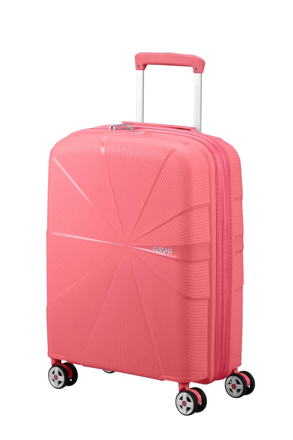 American Tourister Starvibe Expandable 55cm Cabin Spinner | Sun Kissed Coral - KaryKase