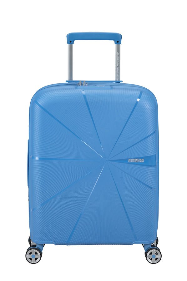 American Tourister Starvibe Expandable 55cm Cabin Spinner | Tranquil Blue - KaryKase