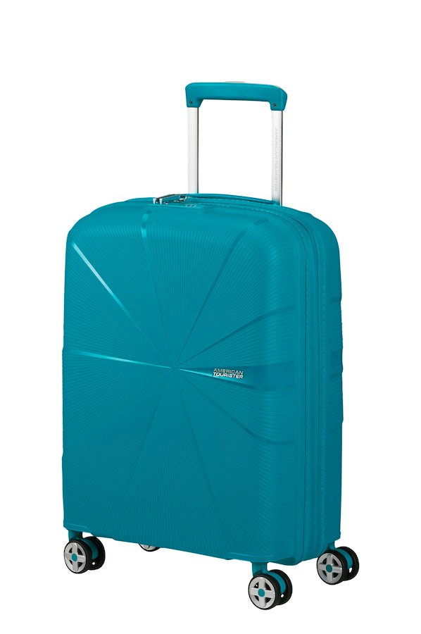 American Tourister Starvibe Expandable 55cm Cabin Spinner | Verdigris - KaryKase