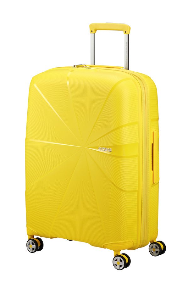 American Tourister Starvibe Expandable 67cm Medium Spinner | Electric Lemon - KaryKase