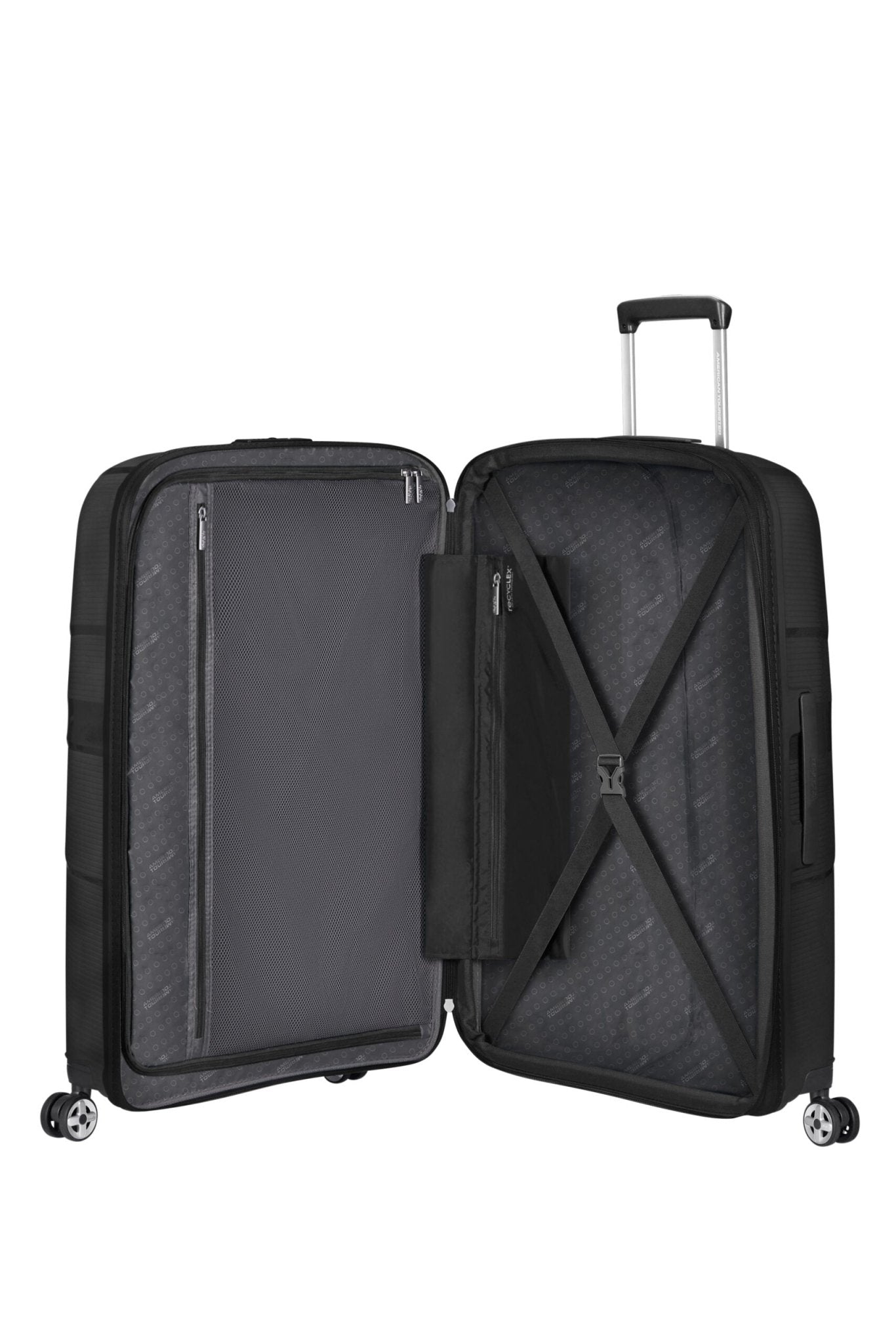 American Tourister Starvibe Expandable 77cm Large Spinner | Black - KaryKase