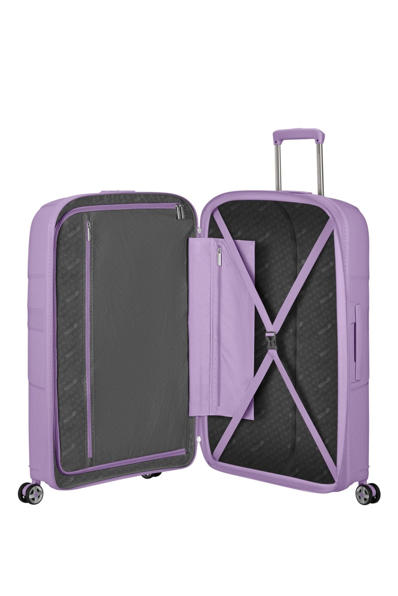 American Tourister Starvibe Expandable 77cm Large Spinner | Digital Lavender - KaryKase