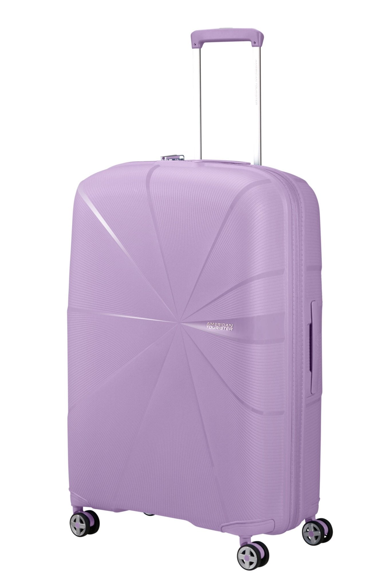 American Tourister Starvibe Expandable 77cm Large Spinner | Digital Lavender - KaryKase