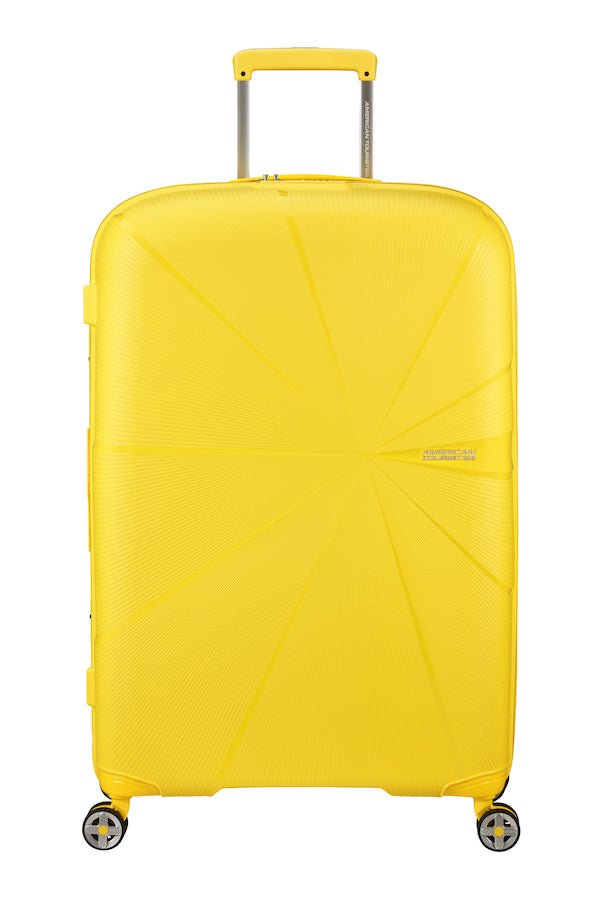 American Tourister Starvibe Expandable 77cm Large Spinner | Electric Lemon - KaryKase