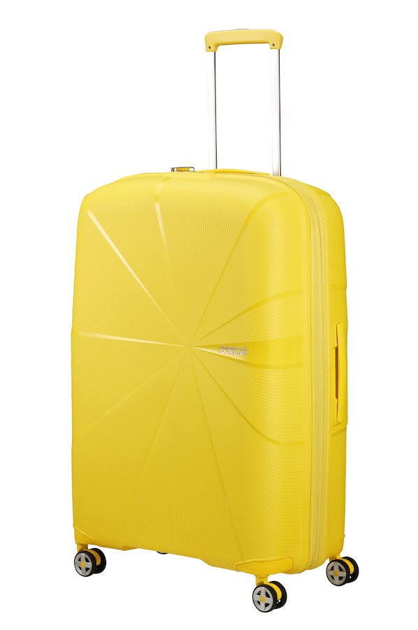 American Tourister Starvibe Expandable 77cm Large Spinner | Electric Lemon - KaryKase