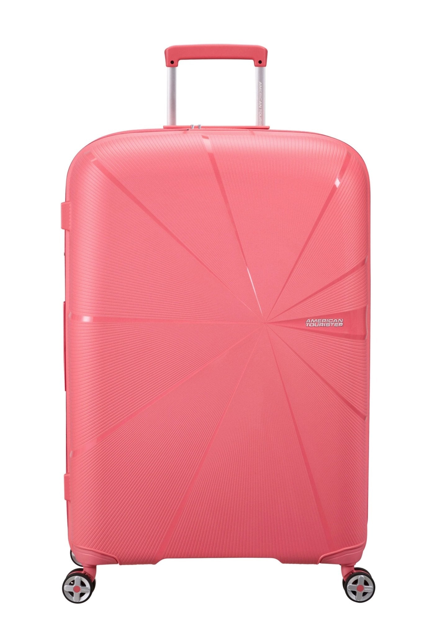 American Tourister Starvibe Expandable 77cm Large Spinner | Sun Kissed Coral - KaryKase