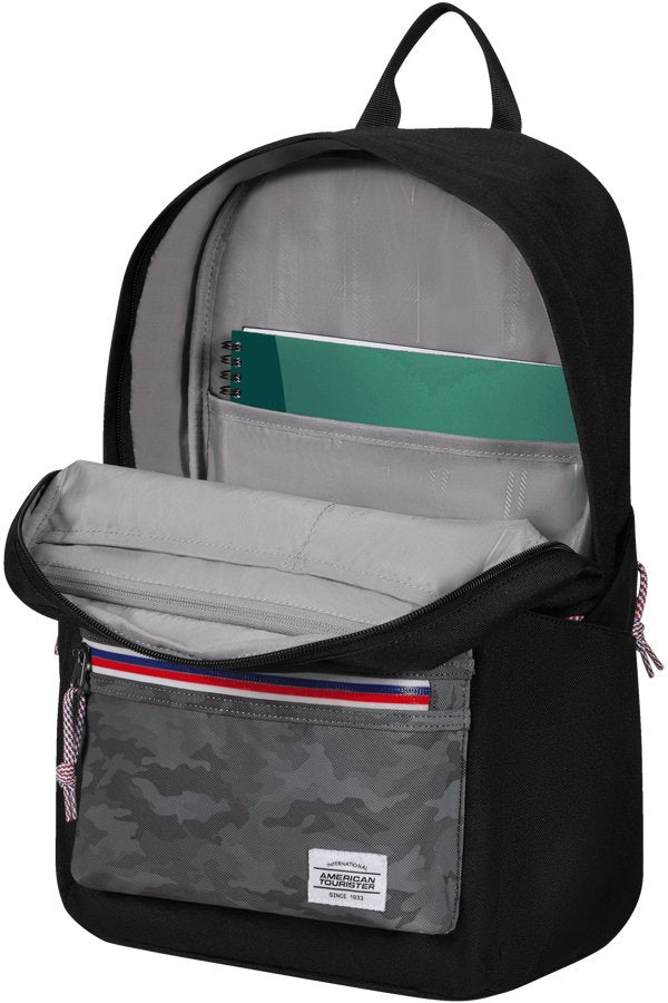 American Tourister UpBeat Backpack Zip | Camo Black - KaryKase