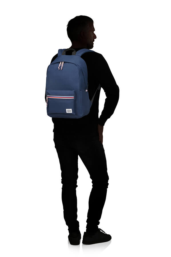 American Tourister UpBeat Backpack Zip | Navy - KaryKase