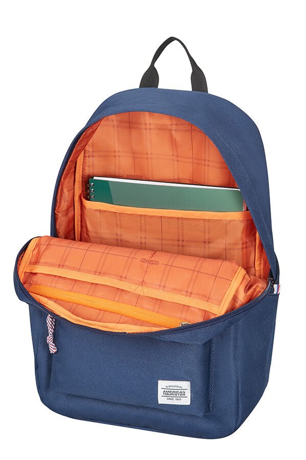 American Tourister UpBeat Backpack Zip | Navy - KaryKase