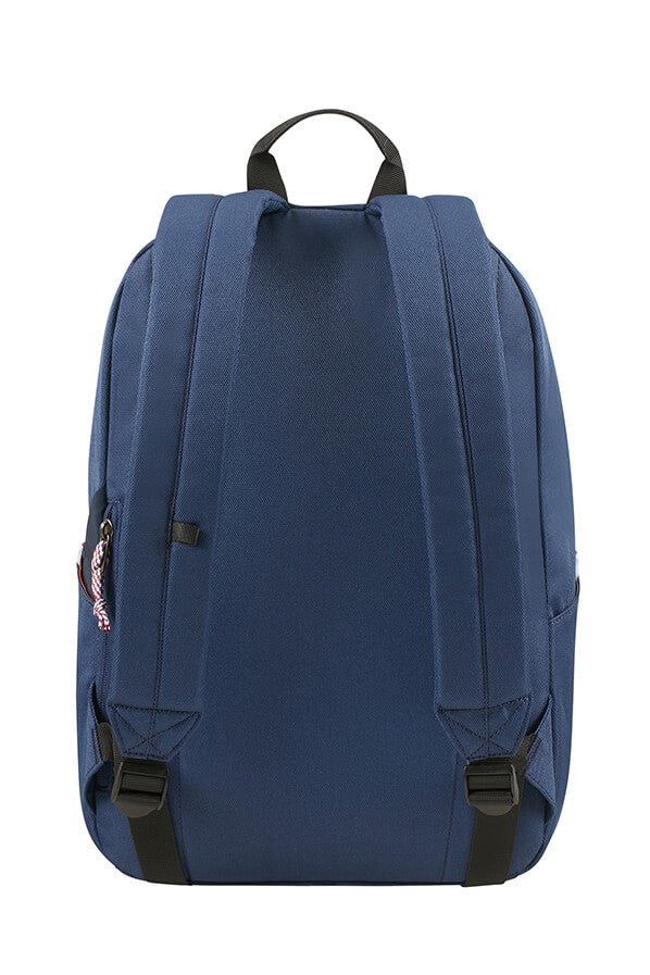 american tourister navy blue laptop backpack American Tourister