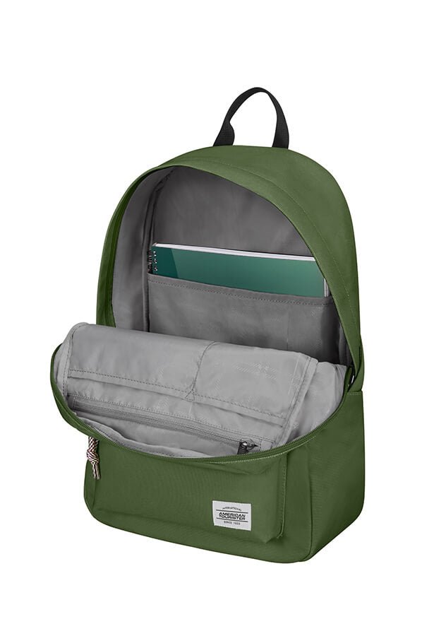 American Tourister UpBeat Backpack Zip | Olive Green - KaryKase
