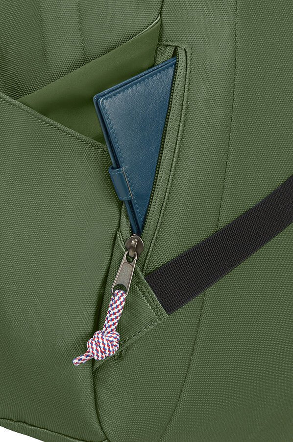 American Tourister UpBeat Backpack Zip | Olive Green - KaryKase