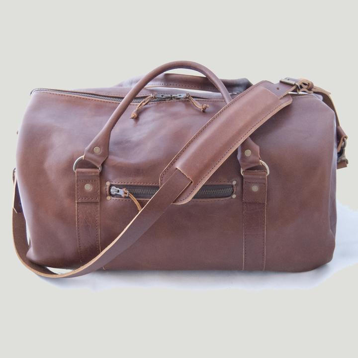 Bark And Mill Barrel bag | Chocolate - KaryKase