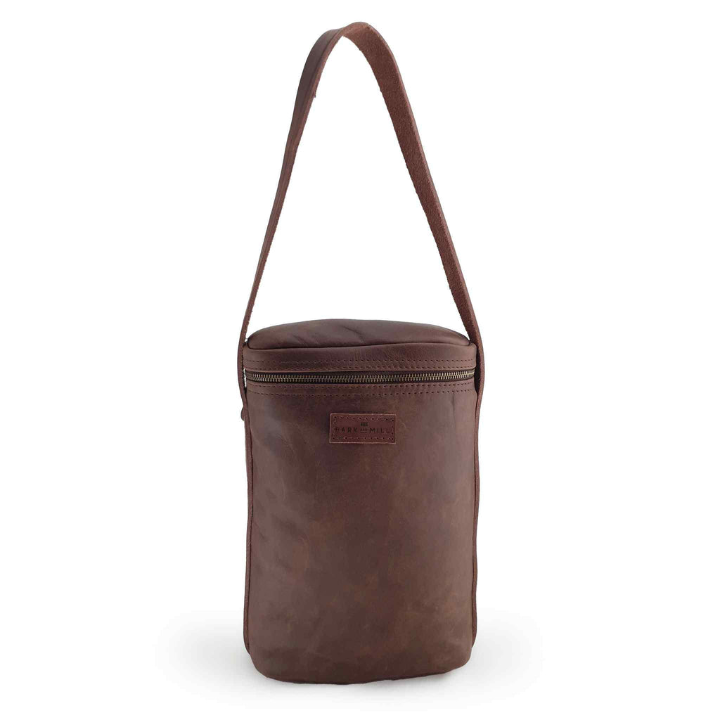 Bark And Mill Leather Wine Cooler - KaryKase