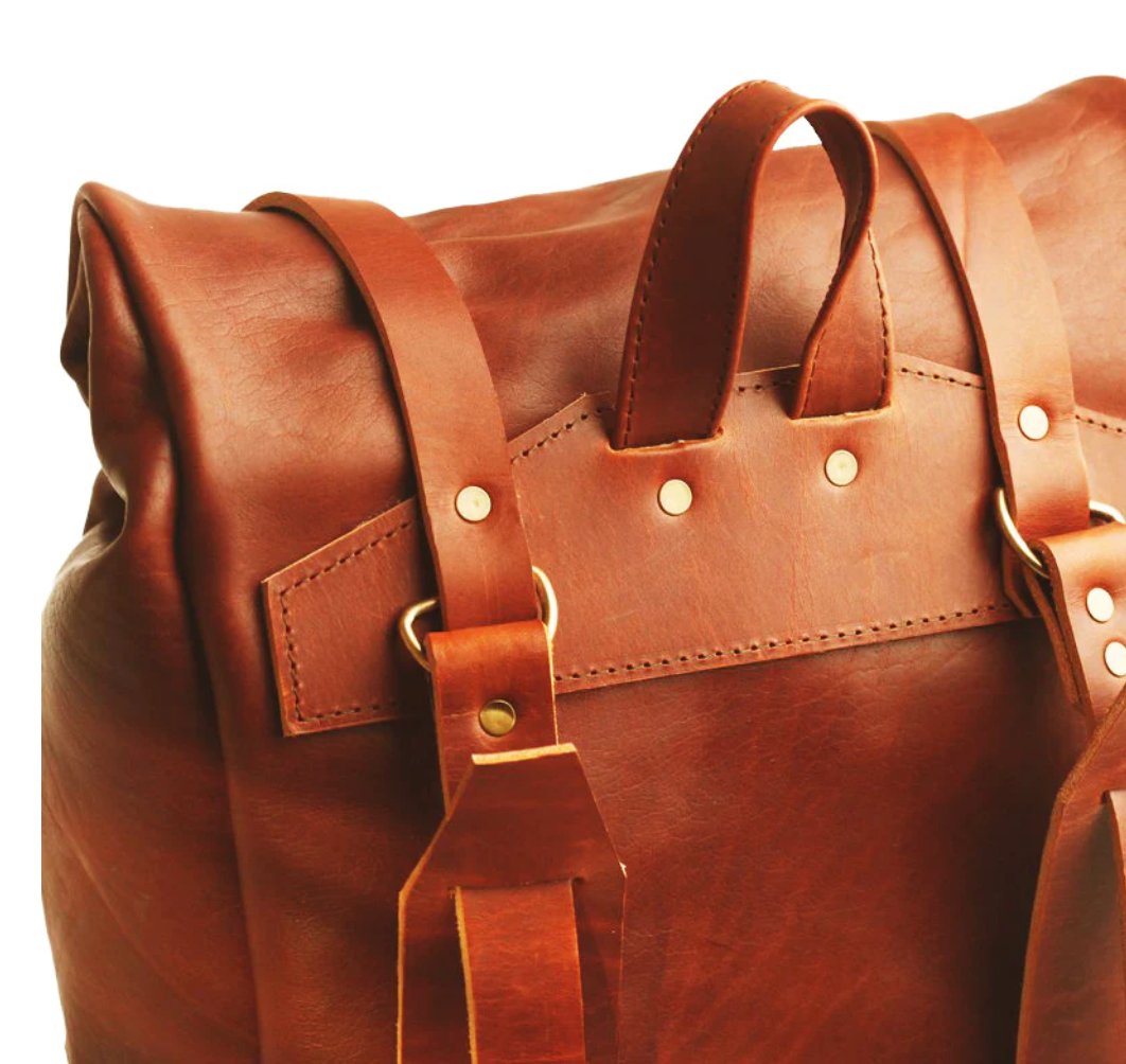 Bark And Mill Rolltop Backpack | Tan - KaryKase