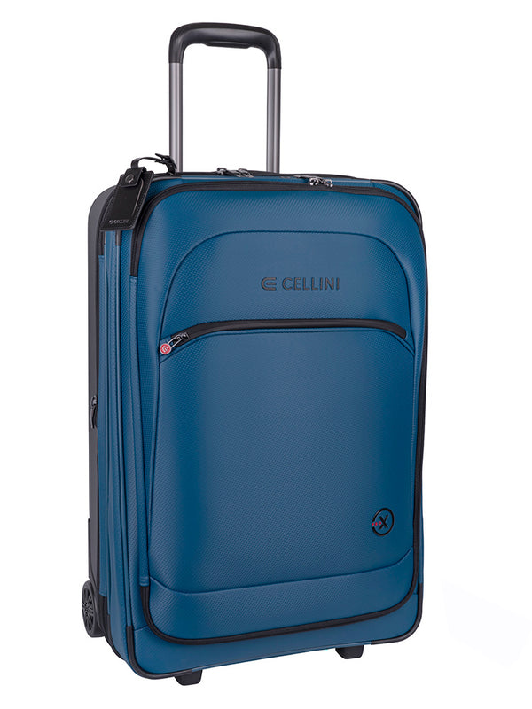 Cellini Pro X Medium Trolley Pullman with Oversized Fastline Wheels | Blue - KaryKase