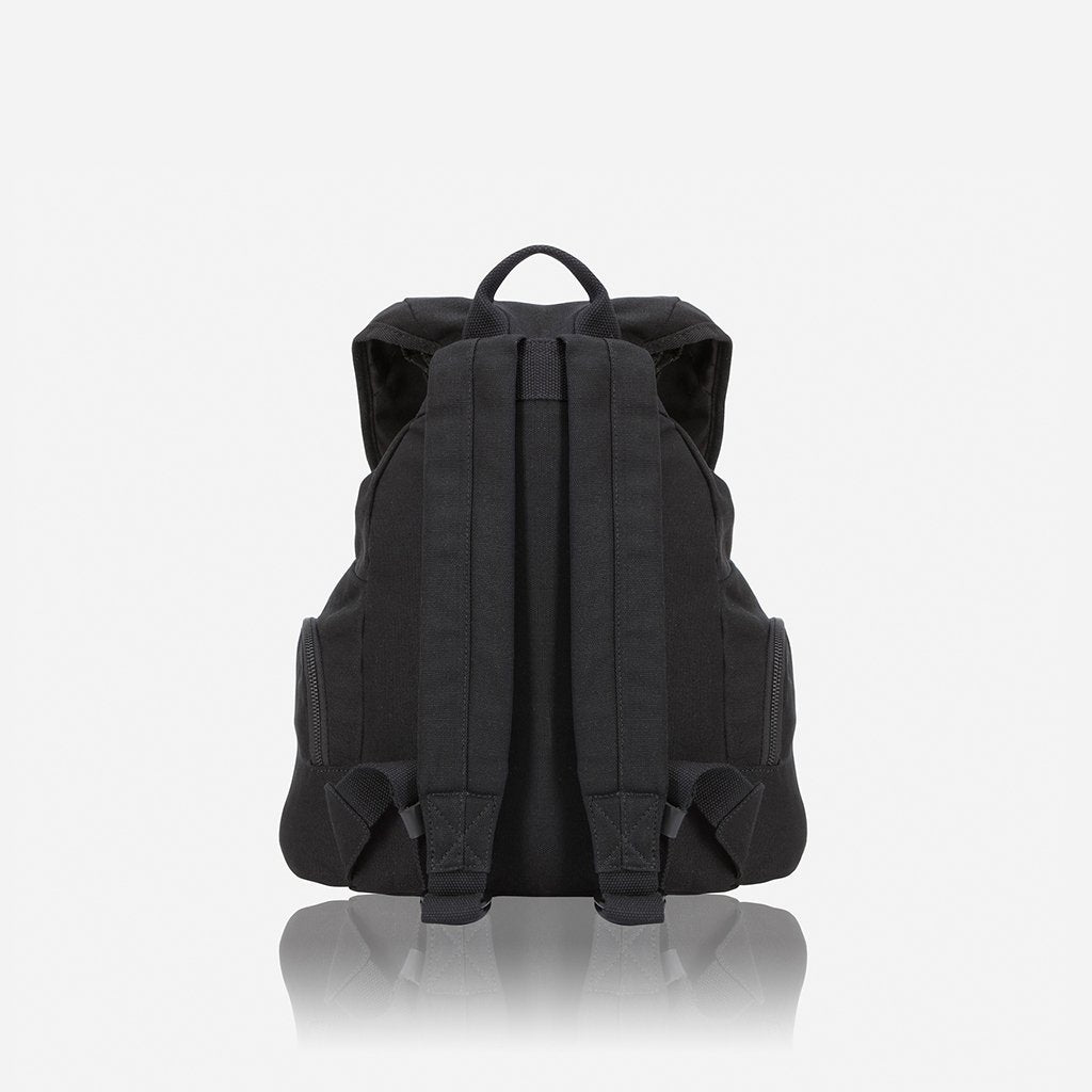 Brando Canvas Shift Everyday Backpack | Black - KaryKase
