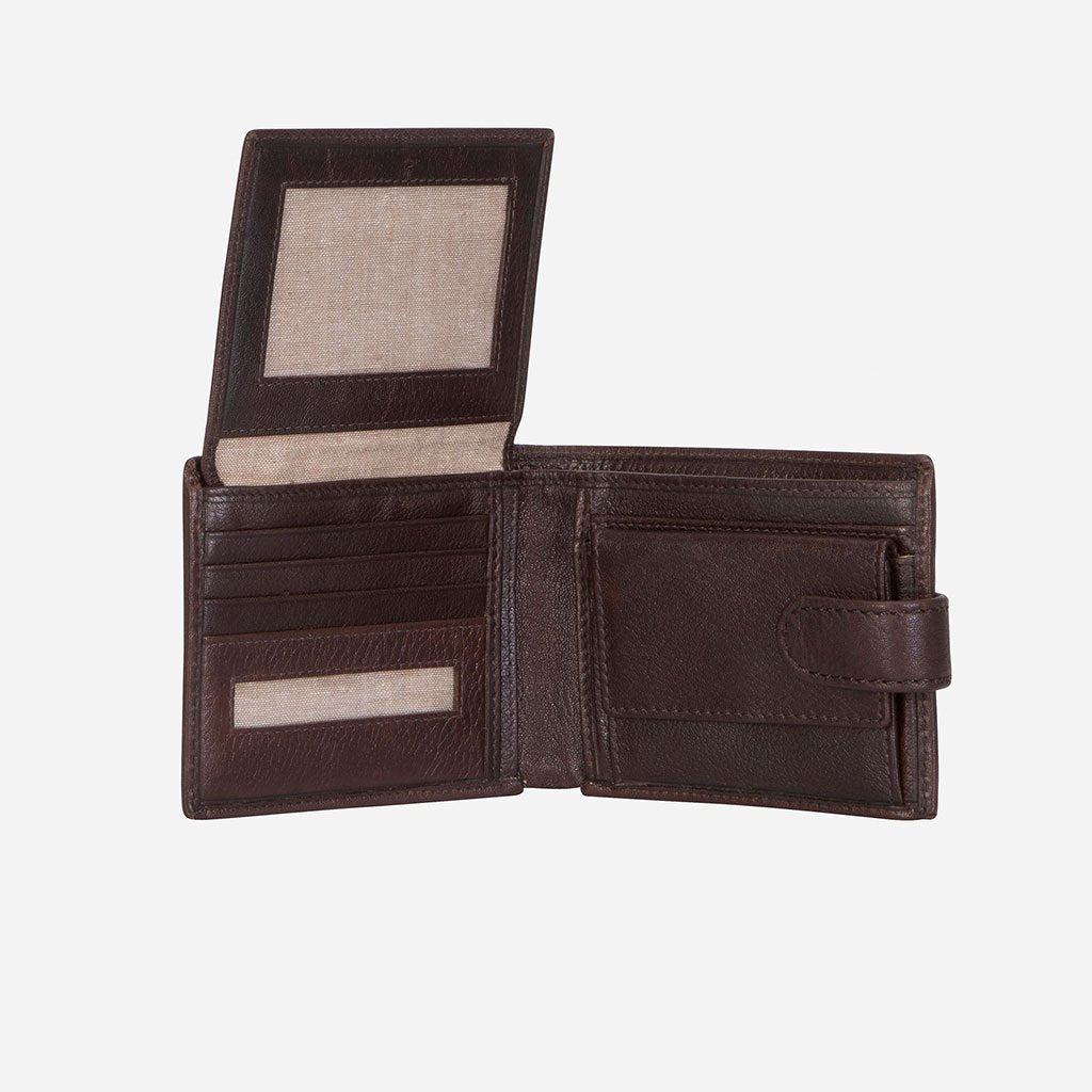 Brando Impala Multi Card Leather Wallet | Dark Brown - KaryKase