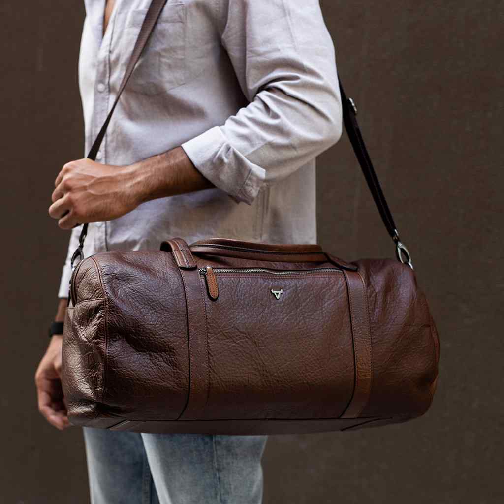 Brando Oryx Military Style Duffel | Brown - KaryKase