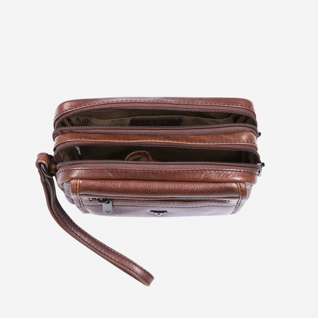 Brando Winchester Gent's Bag With Hand Strap | Brown - KaryKase