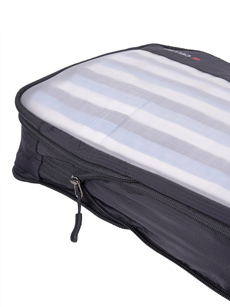 Cellini 2 Pack Packing Cubes; Large and Medium | Black - KaryKase