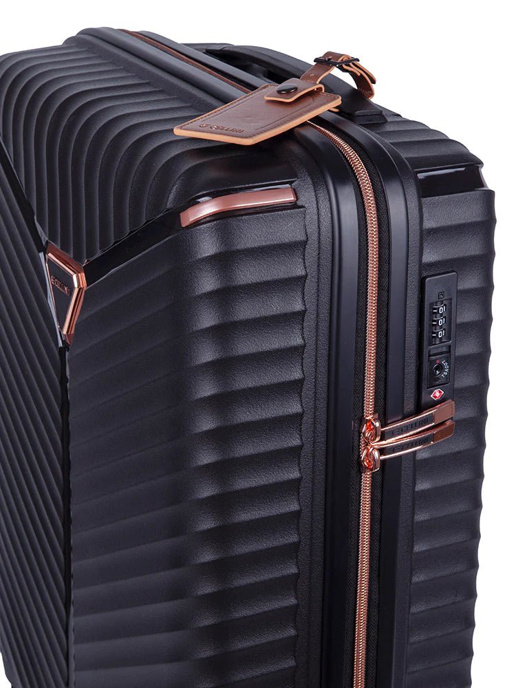 Cellini Allure 55cm Carry - on Spinner | Black - KaryKase