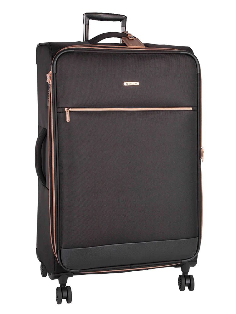 Cellini Allure Medium 4 Wheel Trolley Case | Black - KaryKase