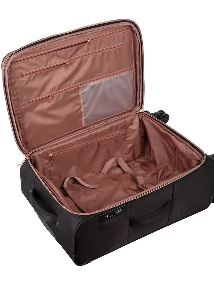 Cellini Allure Medium 4 Wheel Trolley Case | Black - KaryKase