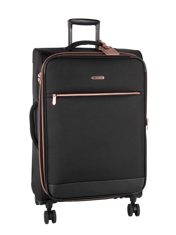 Cellini Allure Medium 4 Wheel Trolley Case | Black - KaryKase