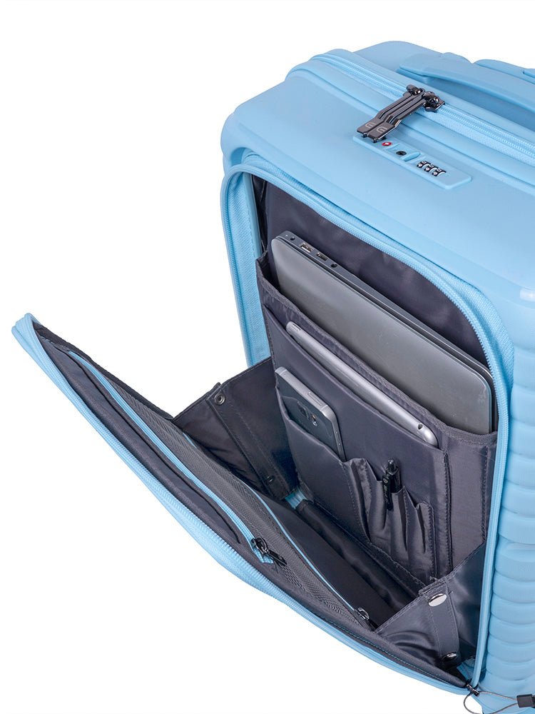 Cellini Bizlite Soft Front Business Carry - On Case | Blue - KaryKase