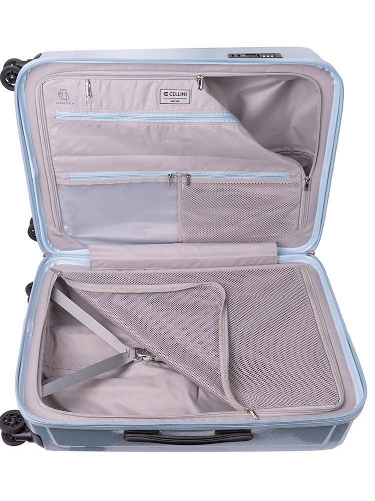 Cellini Compolite Medium 4 Wheel Trolley Case | Blue - KaryKase