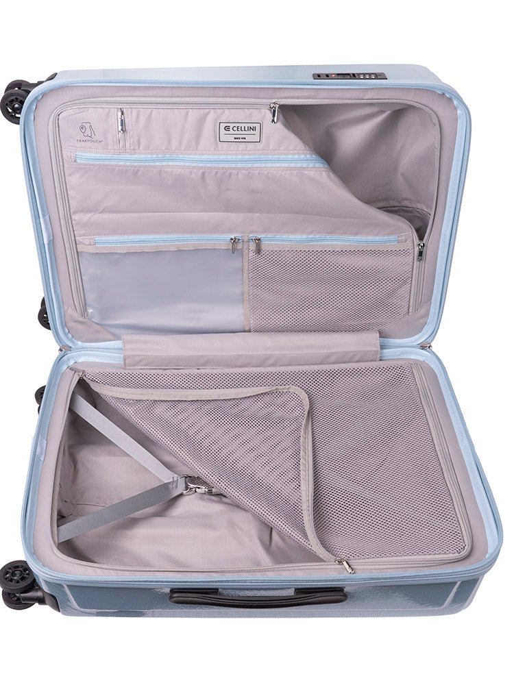 Cellini Compolite Medium 4 Wheel Trolley Case | Blue - KaryKase