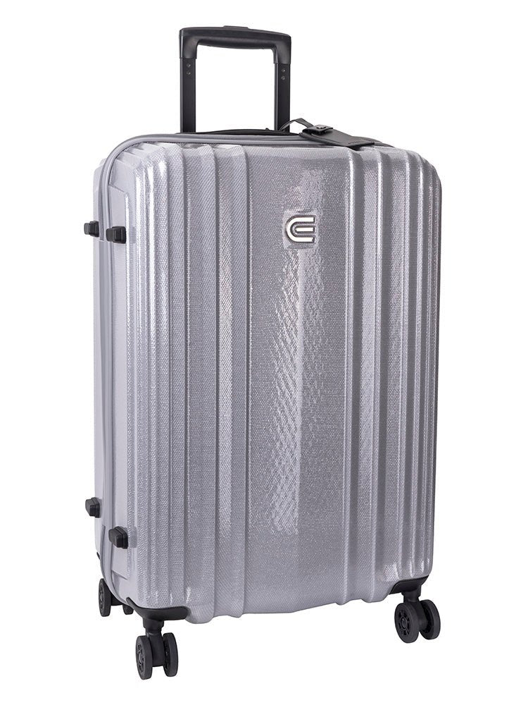 Cellini Compolite Medium 4 Wheel Trolley Case | Silver - KaryKase