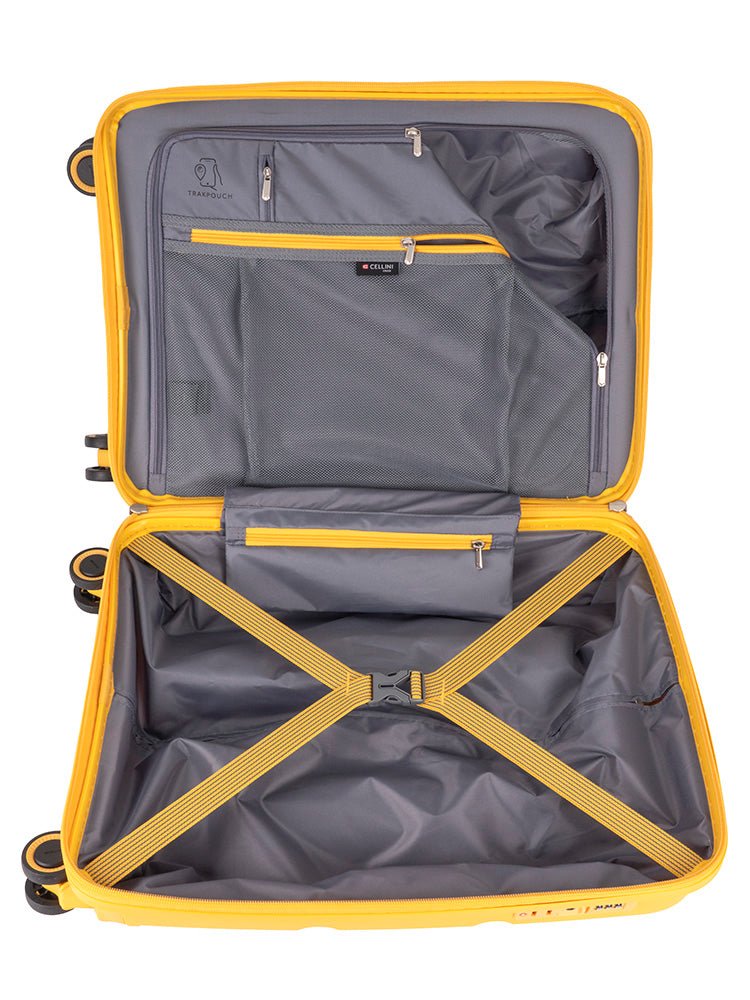 Cellini Cruze 55cm Carry - on Spinner | Mimosa Yellow - KaryKase