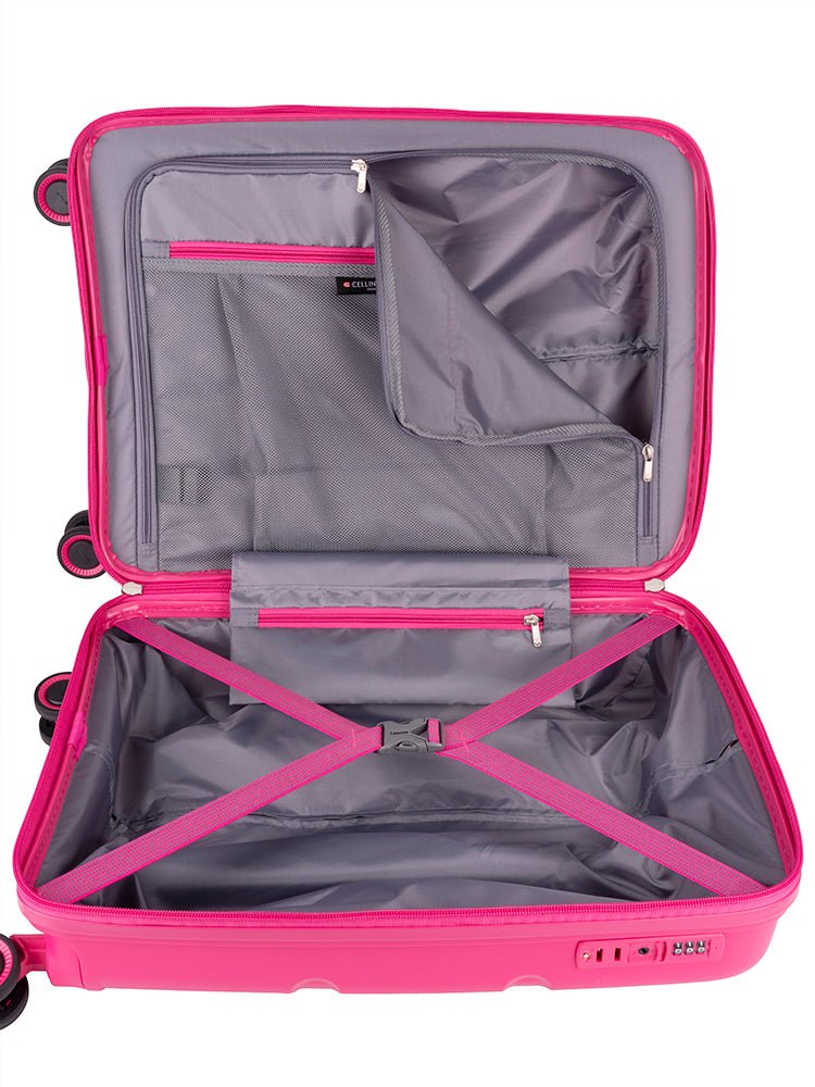 Cellini Cruze 55cm Carry - on Spinner | Pink - KaryKase