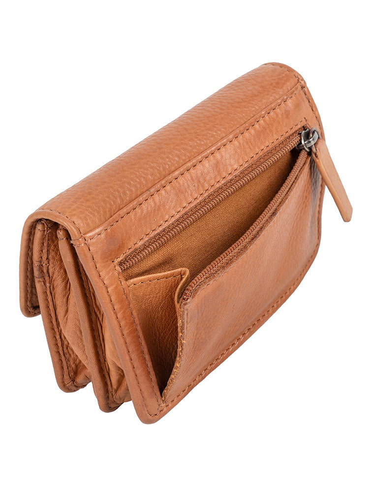 Cellini Diva Premea Compact Purse | Tan